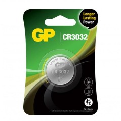 GP Batteries LITHIUM BUTTON CELL CR3032 - Long-Lasting, Reliable Power | 103226